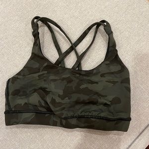 Camouflage lulu lemon sports bra- size 6